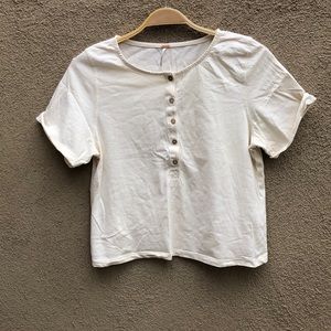 NWOT Free People What’s Up Henley